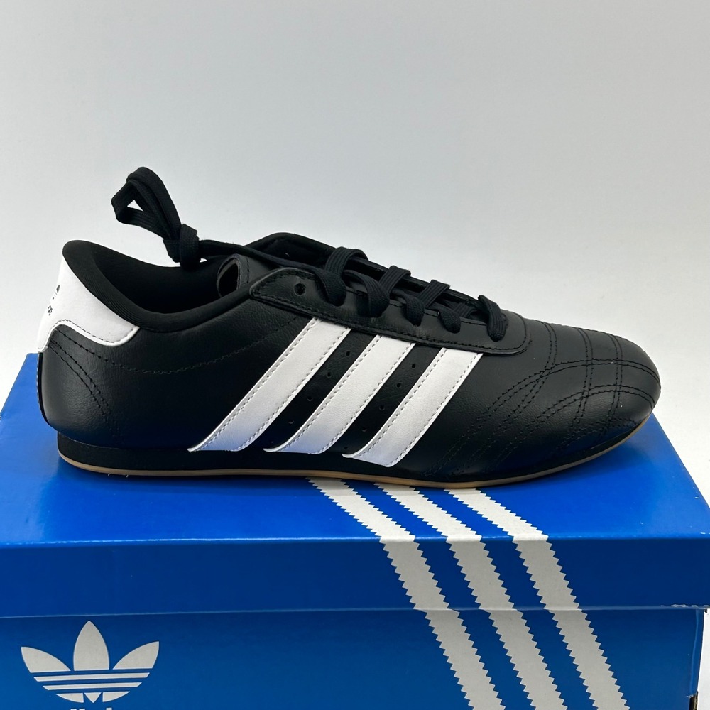 Adidas Taekwondo Lace J Youth Size 6 Black White JR6807 Gum Sole New in Box